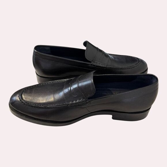 Cole Haan Men\'s Grand OS Black Leather Penny Loafers Size 8.5 M C24170 main image 5